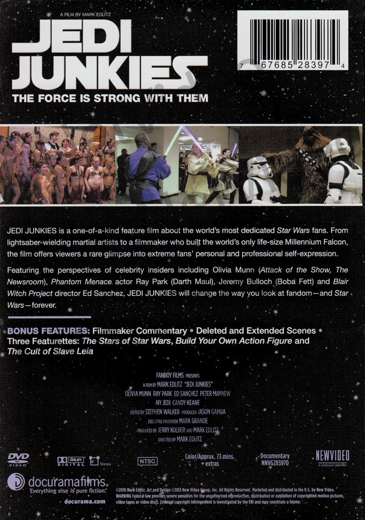 Jedi Junkies on DVD Movie